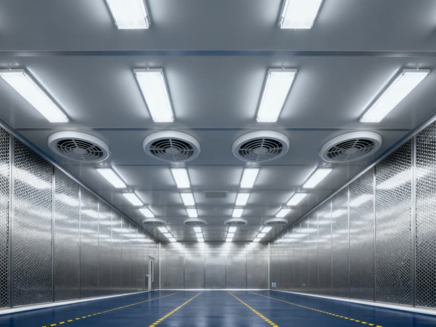 合肥萬(wàn)級(jí)新能源凈化車間裝修工程